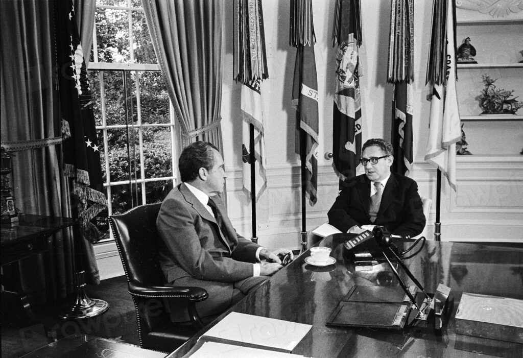 Nixon and Kissinger. U.S. President